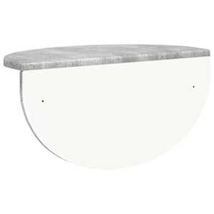 Nástěnná polička Nástěnný 2 pcs Betonově šedá 48 x 24 x 24 cm - obrázek 8