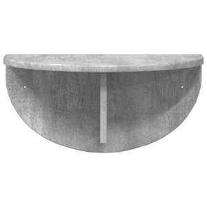 Nástěnná polička Nástěnný 2 pcs Betonově šedá 48 x 24 x 24 cm - obrázek 6