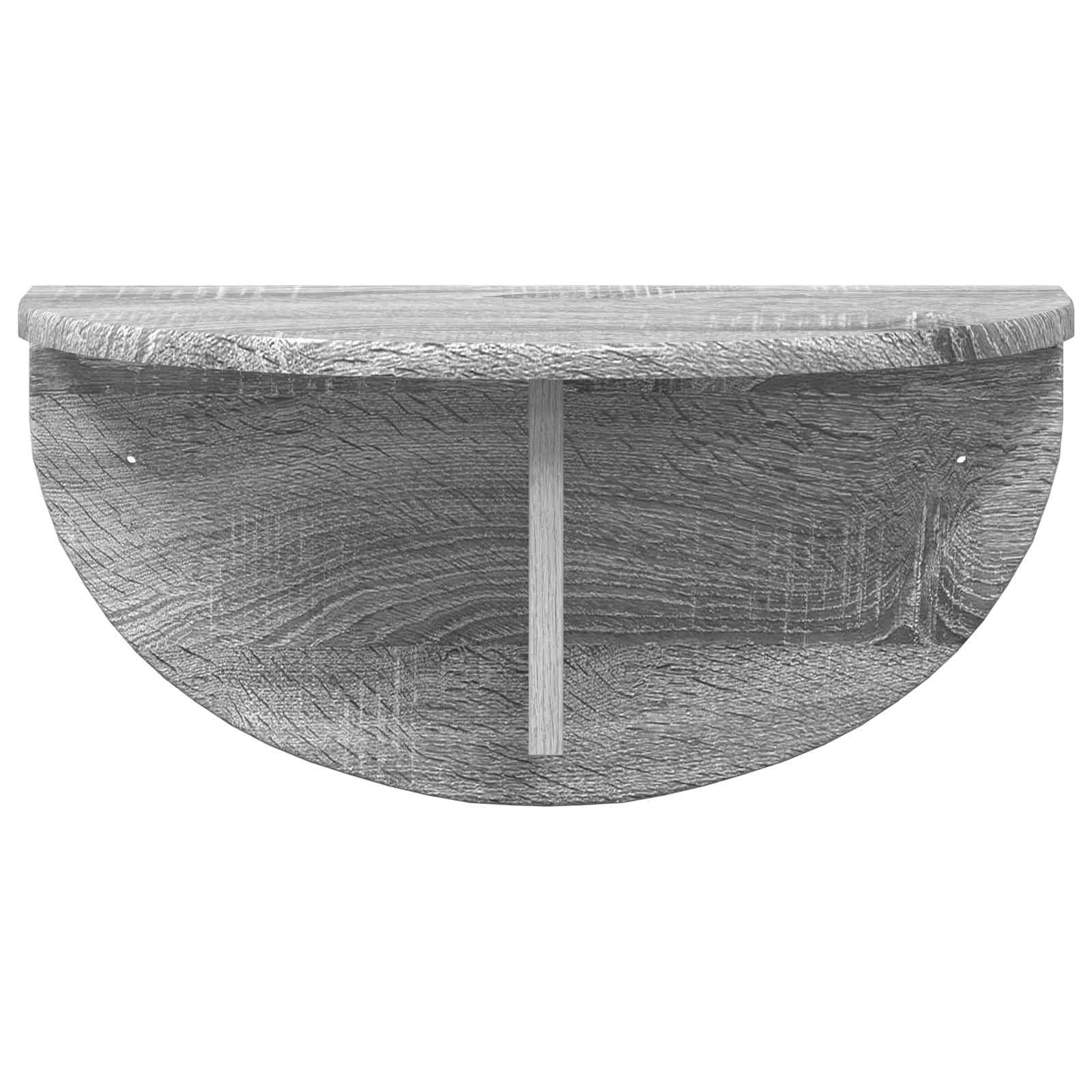 Seinähylly 2 pcs Harmaa Sonoma 38 x 19 x 19 cm Tekninen puu - Image 6