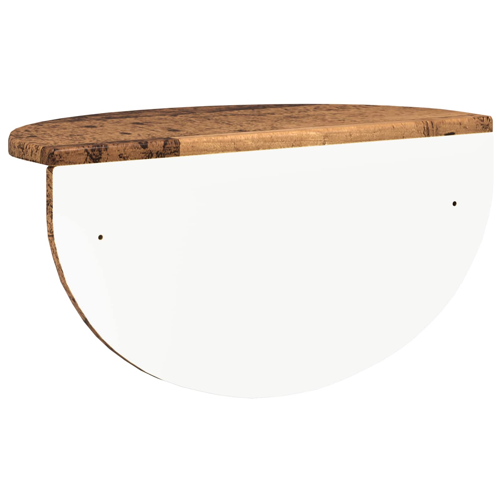 Seinähylly 2 pcs Vanha puu 38 x 19 x 19 cm Tekninen puu - Image 8