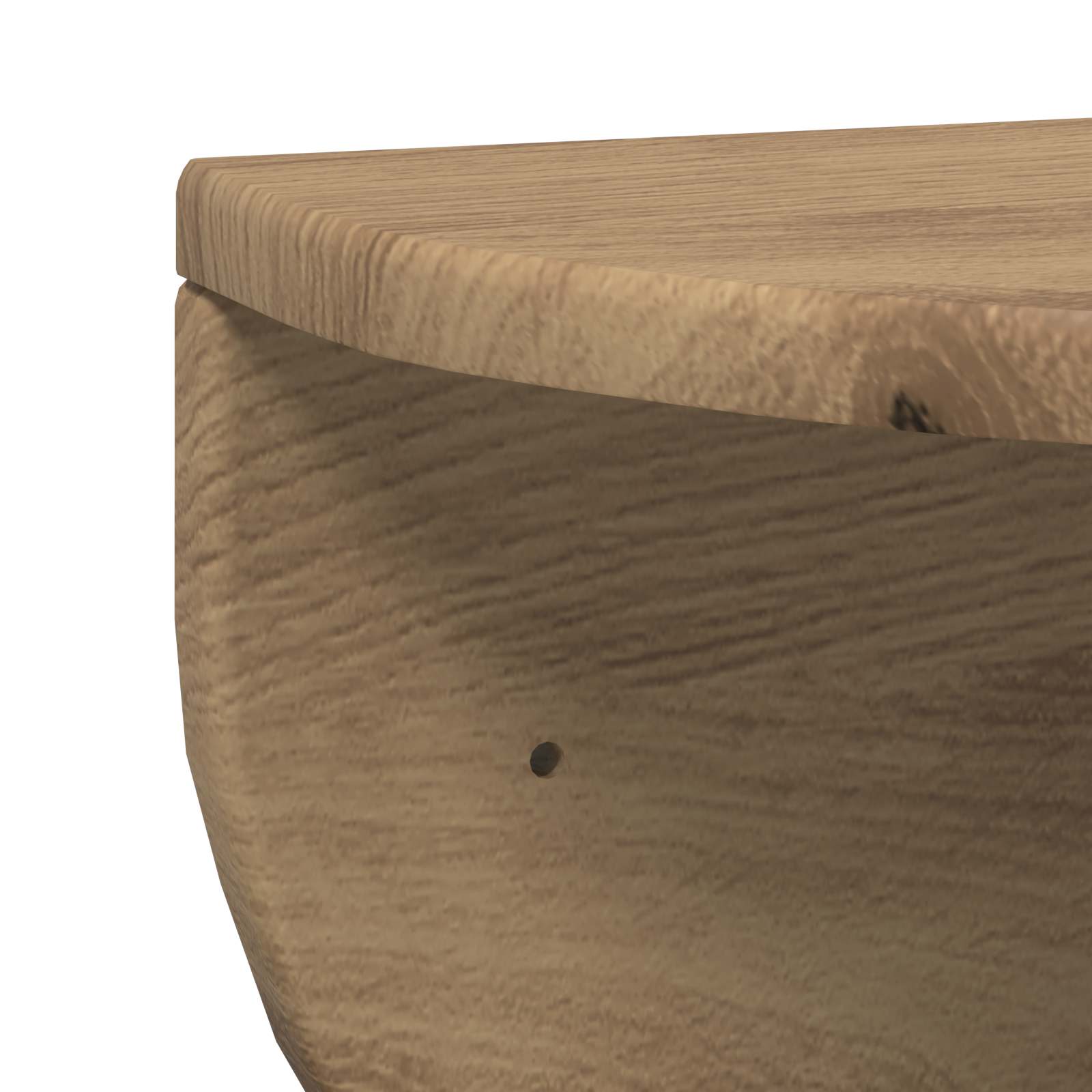 Seinähylly Artisan tammi 38 x 19 x 19 cm Tekninen puu - Image 8