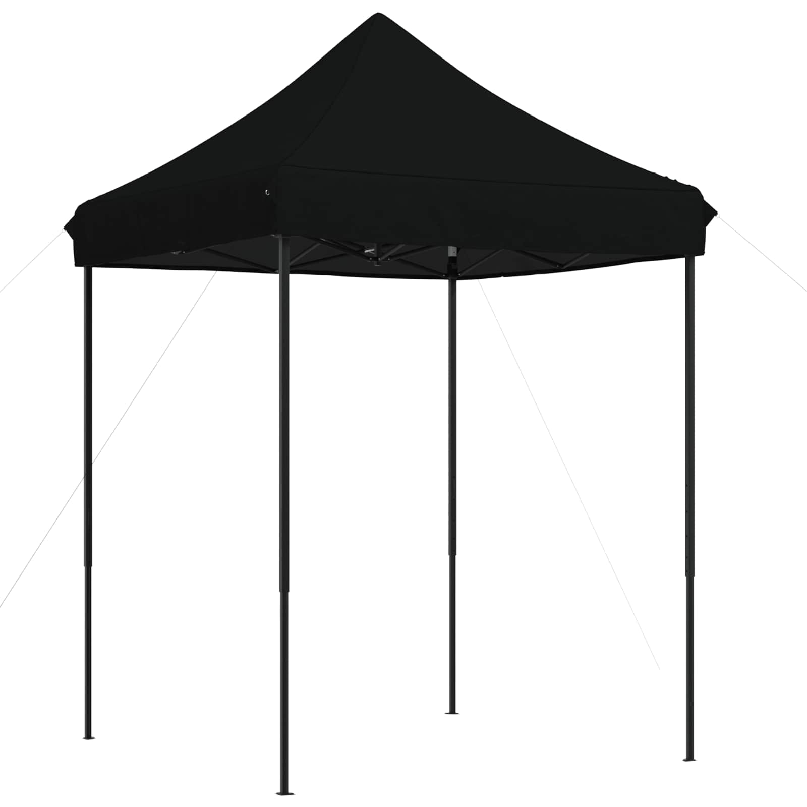 Partytent Zwart 200 x 200 x 306 cm Oxford Stof image 2
