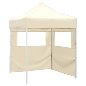 vidaXL Pidutelgid 200 x 200 x 315 cm Kreemjas Oxfordi kangas