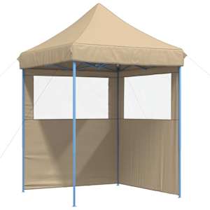 vidaXL Pidutelgid 200 x 200 x 306 cm Beež Oxfordi kangas