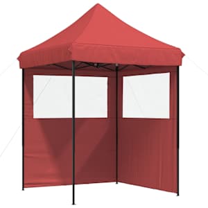 Party Stan 200 x 200 x 306 cm Vínová Oxford látka - obrázek 2
