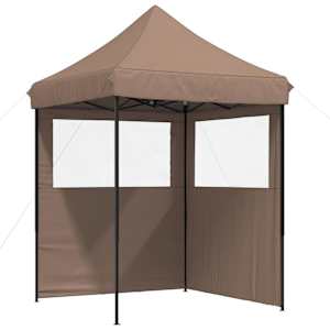 vidaXL Pidutelgid 200 x 200 x 306 cm Pruun Oxfordi kangas
