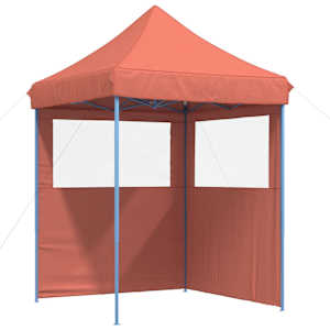 vidaXL Pidutelgid 200 x 200 x 306 cm Terrakota Oxfordi kangas