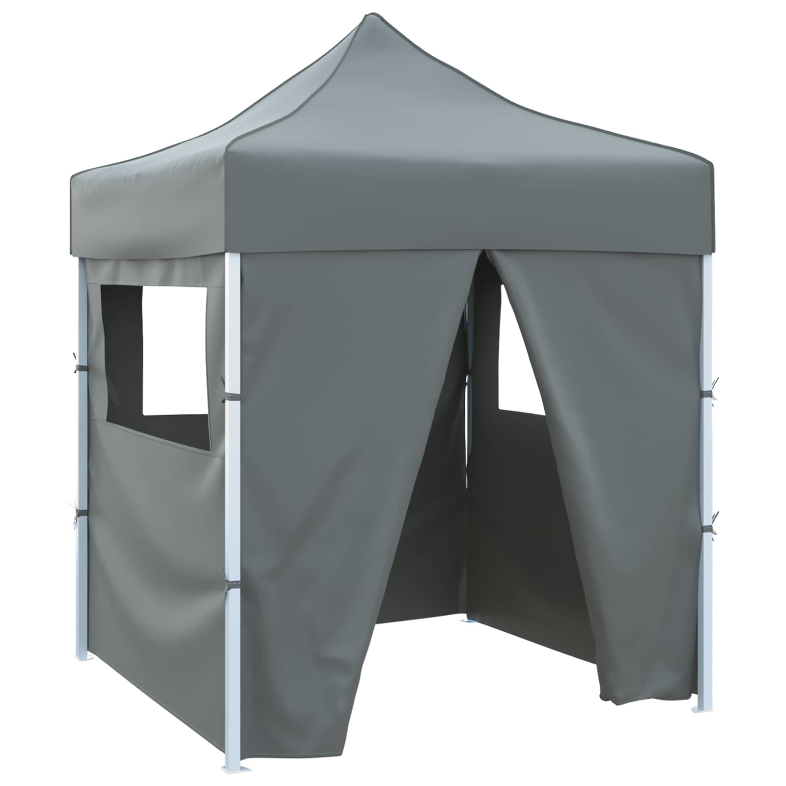 Partytent Antraciet 200 x 200 x 315 cm Oxford Stof image 1