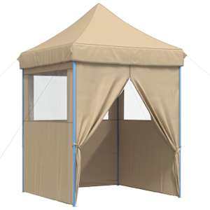 vidaXL Pidutelgid 200 x 200 x 306 cm Beež Oxfordi kangas