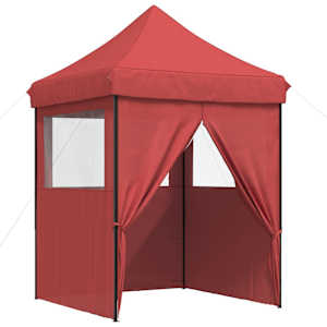 vidaXL Pidutelgid 200 x 200 x 306 cm Veinipunane Oxfordi kangas