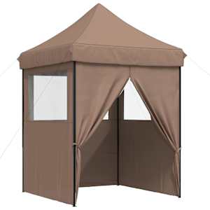 vidaXL Pidutelgid 200 x 200 x 306 cm Pruun Oxfordi kangas
