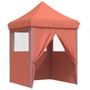 vidaXL Pidutelgid 200 x 200 x 306 cm Terrakota Oxfordi kangas
