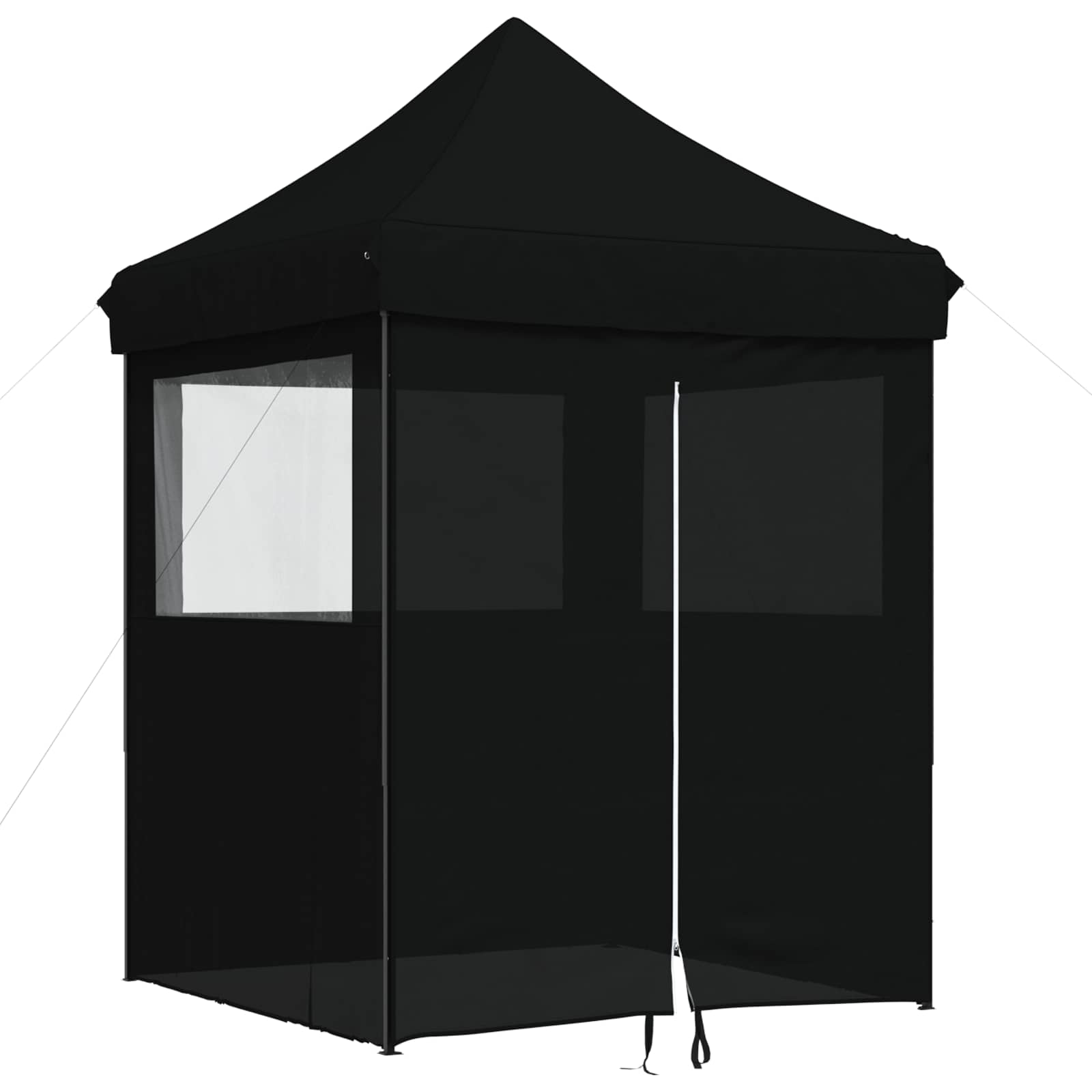 Partytent Zwart 200 x 200 x 306 cm Oxford Stof image 2