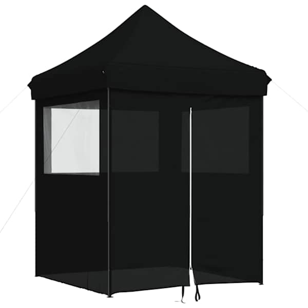 vidaXL Pidutelgid 200 x 200 x 306 cm Must Oxfordi kangas