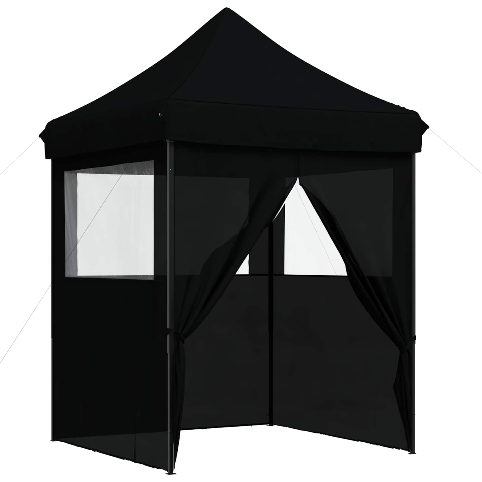 Partytent Zwart 200 x 200 x 306 cm Oxford Stof image 3
