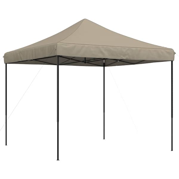 vidaXL Pidutelgid 292 x 292 x 315 cm Pruunikashall Oxfordi kangas