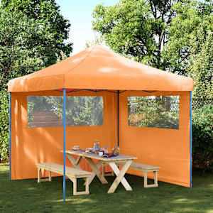 Zabavni šotor Oranžna 292 x 292 x 315 cm Oxford tkanina