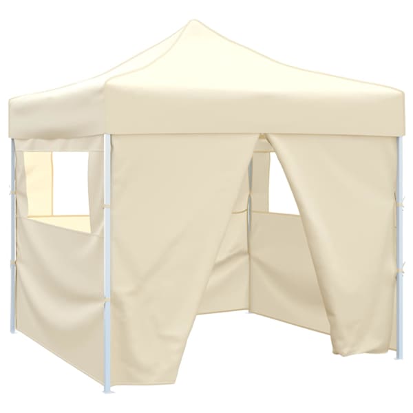 vidaXL Pidutelgid 291 x 291 x 315 cm Kreemjas Oxfordi kangas