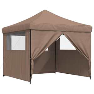vidaXL Pidutelgid 292 x 292 x 315 cm Pruun Oxfordi kangas