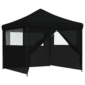 vidaXL Pidutelgid 292 x 292 x 315 cm Must Oxfordi kangas