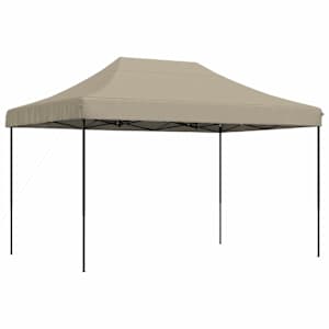 vidaXL Pidutelgid 279 x 410 x 315 cm Pruunikashall Oxfordi kangas