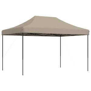Party Stan 279 x 410 x 315 cm Taupe Oxford látka - obrázek 6