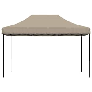 Party Stan 279 x 410 x 315 cm Taupe Oxford látka - obrázek 3