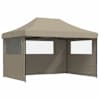 vidaXL Pidutelgid 279 x 410 x 315 cm Pruunikashall Oxfordi kangas