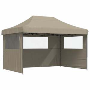 vidaXL Pidutelgid 279 x 410 x 315 cm Pruunikashall Oxfordi kangas