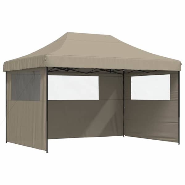 vidaXL Pidutelgid 279 x 410 x 315 cm Pruunikashall Oxfordi kangas