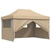 vidaXL Pidutelgid 279 x 410 x 315 cm Beež Oxfordi kangas