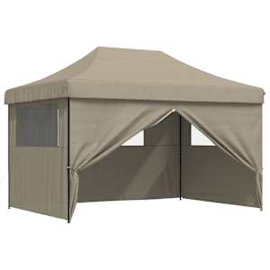 vidaXL Pidutelgid 279 x 410 x 315 cm Pruunikashall Oxfordi kangas