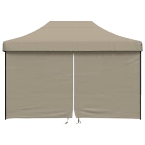Party Stan 279 x 410 x 315 cm Taupe Oxford látka - obrázek 4