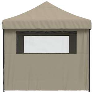 Party Stan 279 x 410 x 315 cm Taupe Oxford látka - obrázek 6