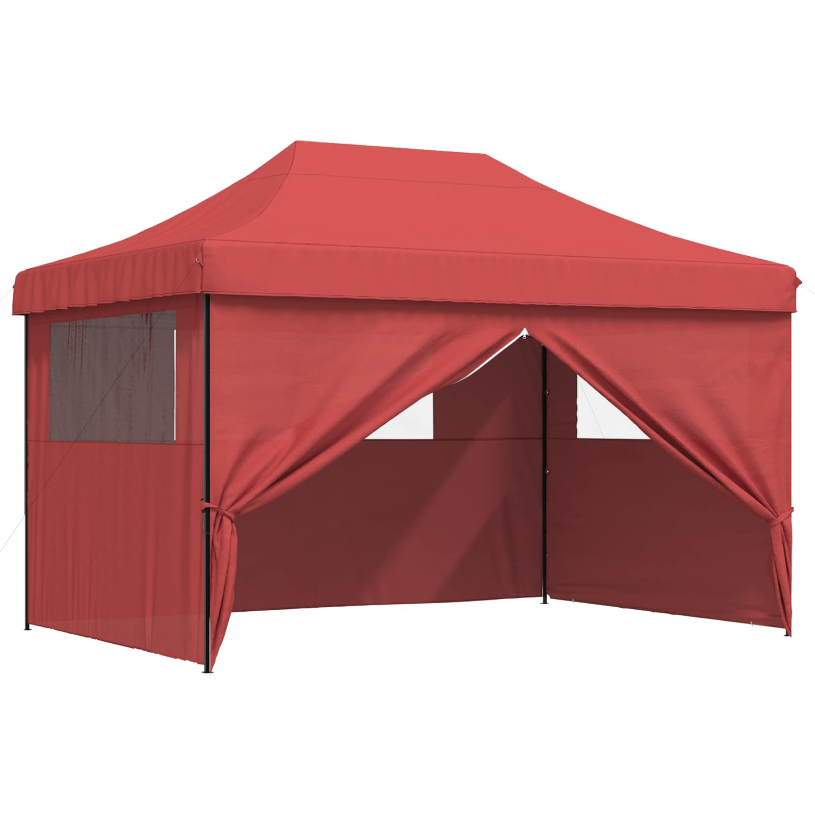 Partytent Bordeauxrood 279 x 410 x 315 cm Oxford Stof image 2