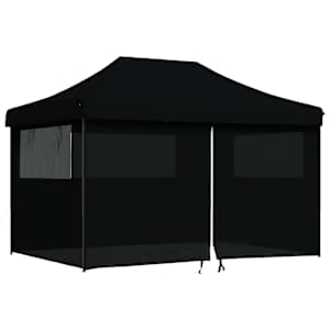 Party Stan 279 x 410 x 315 cm Černá Oxford látka - obrázek 3