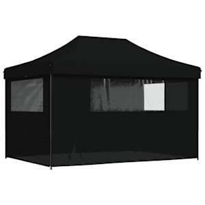 Party Stan 279 x 410 x 315 cm Černá Oxford látka - obrázek 7