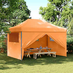 Party Stan 279 x 410 x 315 cm Oranžová Oxford látka - obrázek 1