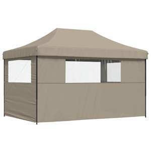 Party Stan 292 x 440 x 315 cm Taupe Oxford látka - obrázek 6