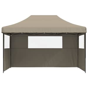 Party Stan 292 x 440 x 315 cm Taupe Oxford látka - obrázek 3