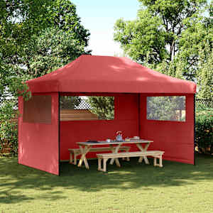 Zabavni šotor Burgundija 292 x 440 x 315 cm Oxford tkanina