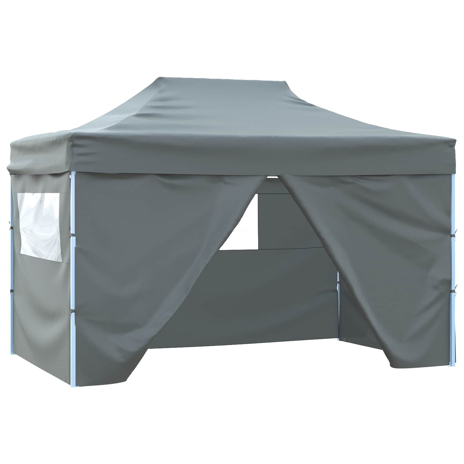 Partytent Antraciet 291 x 431 x 315 cm Oxford Stof image 2