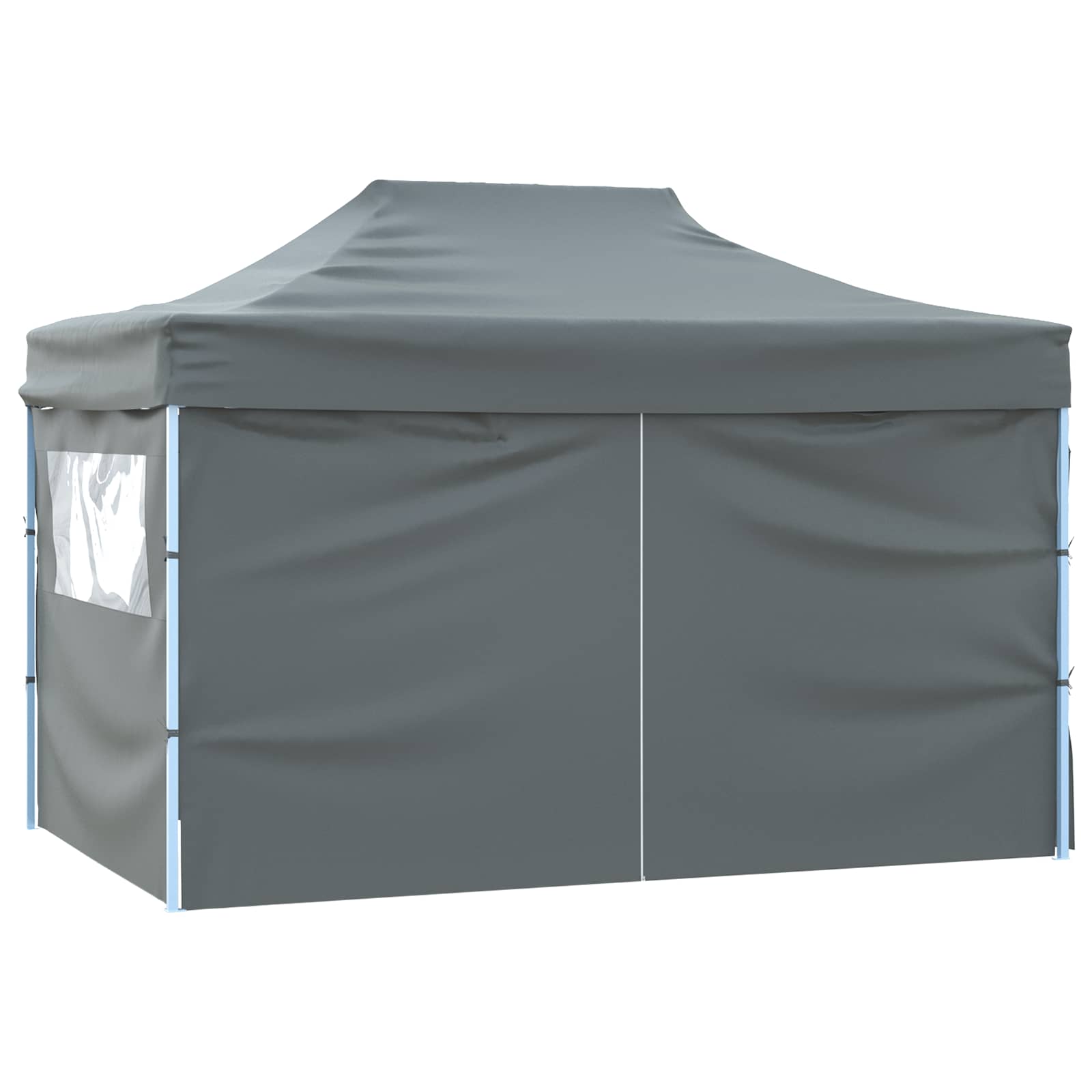 Partytent Antraciet 291 x 431 x 315 cm Oxford Stof image 4