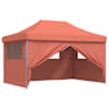 vidaXL Pidutelgid 292 x 440 x 315 cm Terrakota Oxfordi kangas