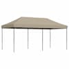 vidaXL Pidutelgid 292 x 580 x 315 cm Pruunikashall Oxfordi kangas