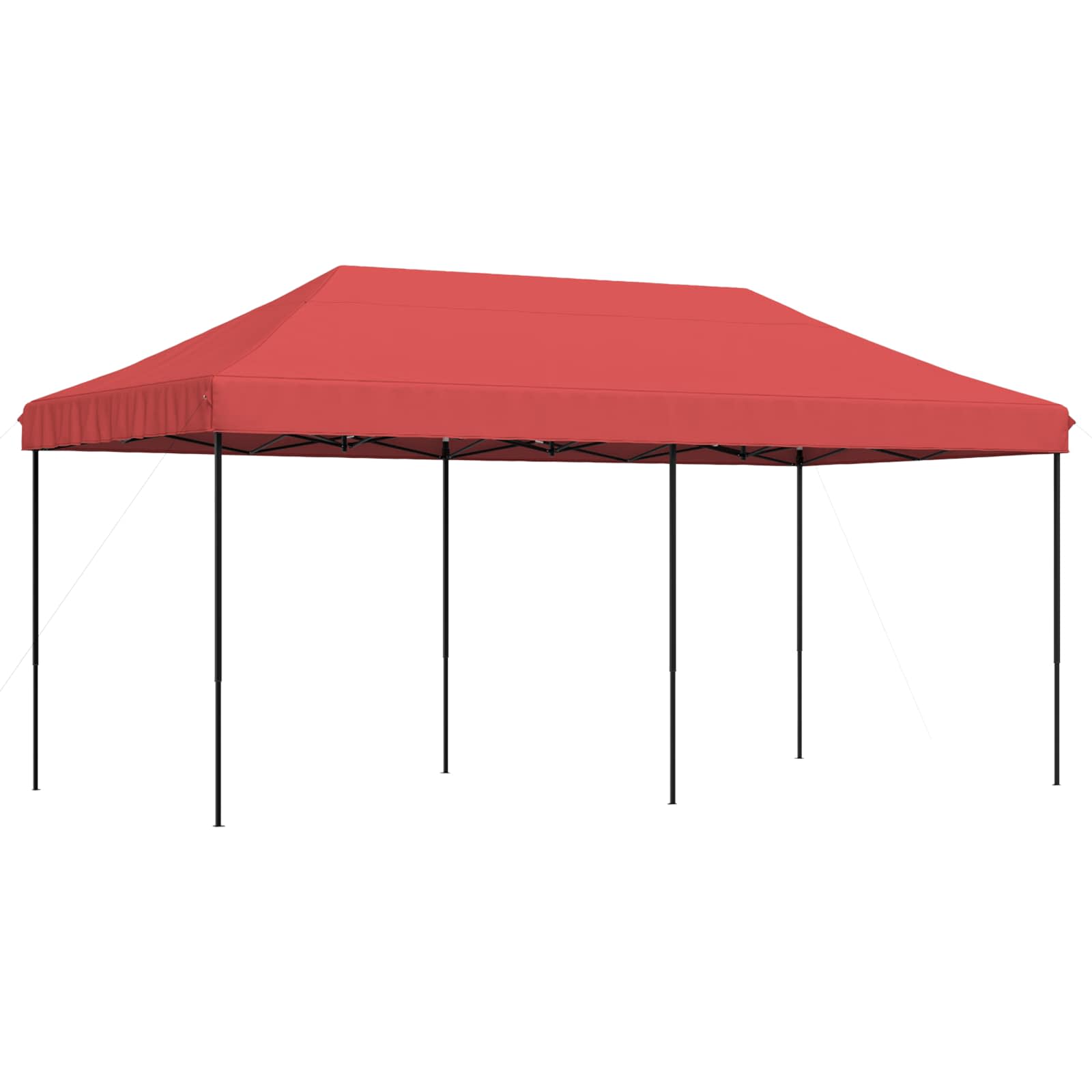 Partytent Bordeauxrood 292 x 580 x 315 cm Oxford Stof image 2
