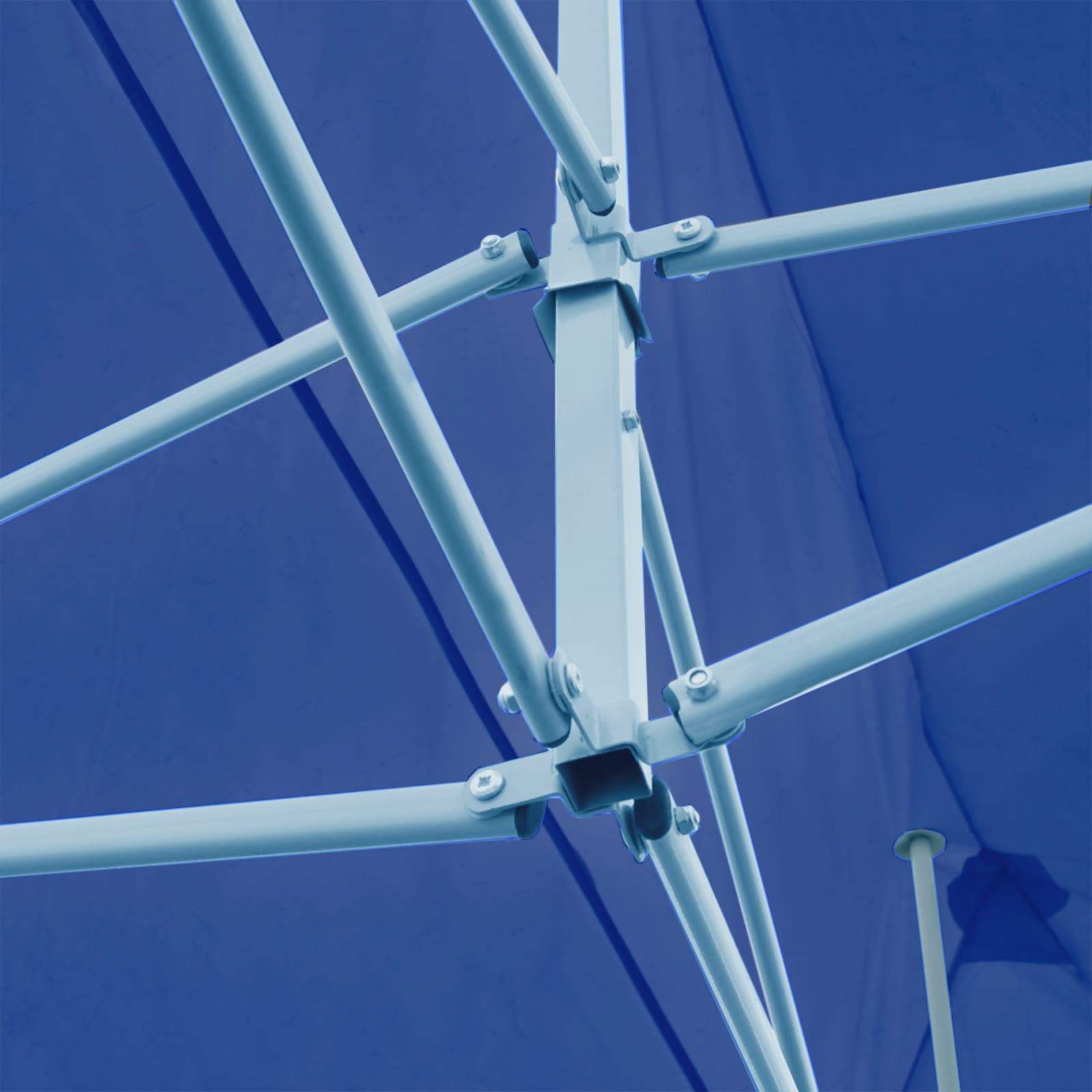 Zabavni šotor Modra 291 x 580 x 315 cm Oxford tkanina - slika 8