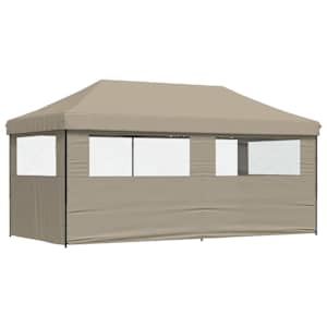 Party Stan 292 x 580 x 315 cm Taupe Oxford látka - obrázek 6