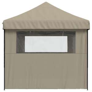 Party Stan 292 x 580 x 315 cm Taupe Oxford látka - obrázek 5