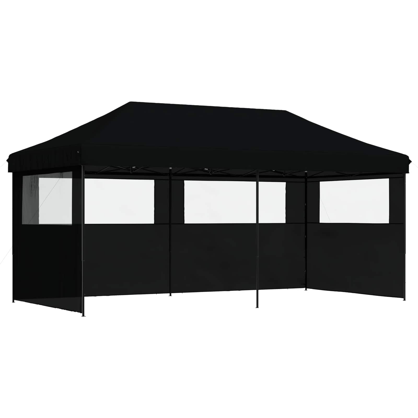 Partytent Zwart 292 x 580 x 315 cm Oxford Stof image 2